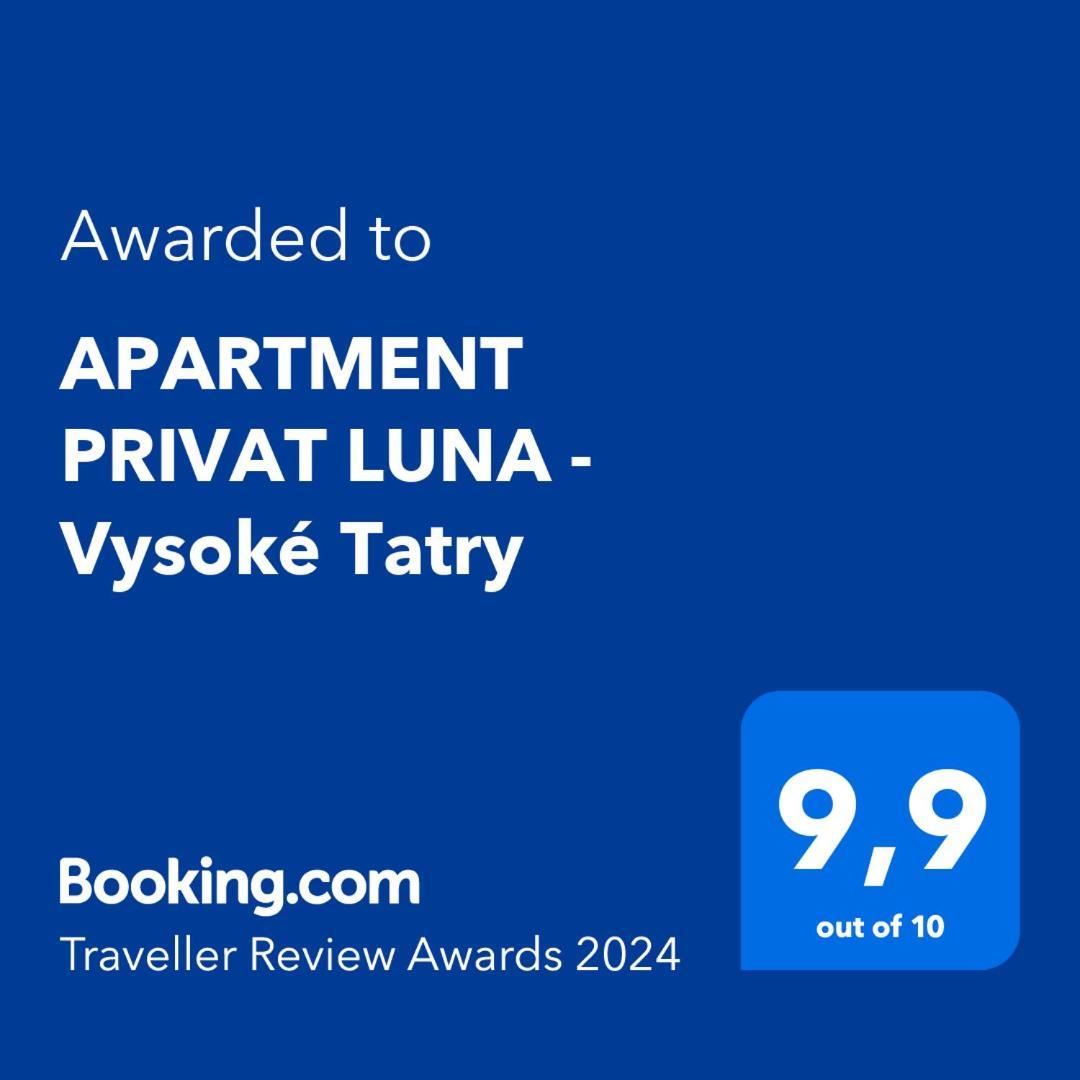 Apartment Privat Luna - Vysoke Tatry Nová Lesná Eksteriør billede