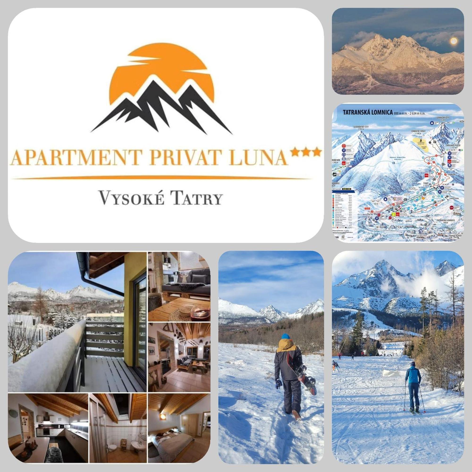 Apartment Privat Luna - Vysoke Tatry Nová Lesná Eksteriør billede